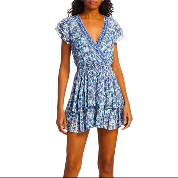 Alice and Olivia Blue Mariska Romper - Picture 11 of 11
